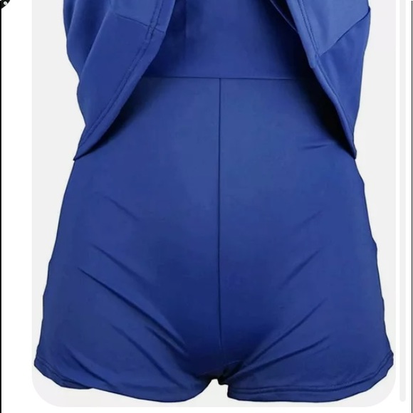 - Navy Blue Retro Inspired SwimDress /Tankini /Swimsuit - Picture 8 of 9